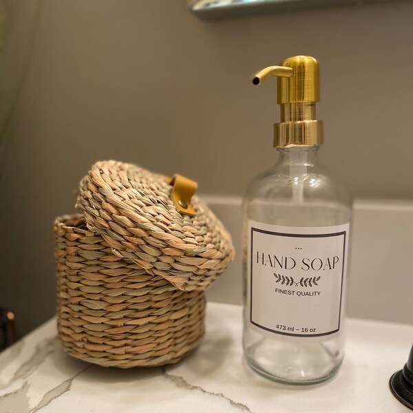 Apothecary Soap Dispenser Etsy