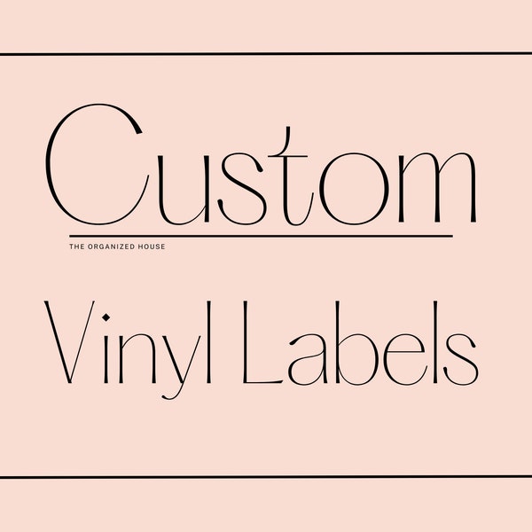 Custom Vinyl Adhesive Labels