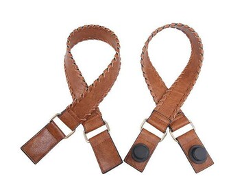 leather tote handles