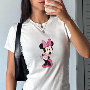Minnie Disney Baby Tee,Minnie Baby Tee,Classic Minnie Baby Tee,Magic Kingdom Shirts,Disney Lover Babytee,MinnieMouse Tee,Retro Style Minnie
