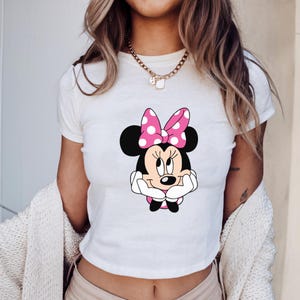 Minnie Disney Baby Tee,Minnie Baby Tee,Classic Minnie Baby Tee,Magic Kingdom Shirts,Disney Lover Babytee,MinnieMouse Tee,Retro Style Minnie