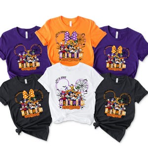 Disney Halloween 2025 Shirt, Custom Disney Halloween Matching Shirt, Disney Family Halloween Shirt, Halloween Party Shirt, Disneyland Shirt