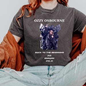 Comfort Colors Ozzy Osbourne Tee - Sabbath Tribute Tour Shirt