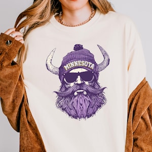 Comfort Colors Minnesota Football Shirt: Retro Game Day Tee