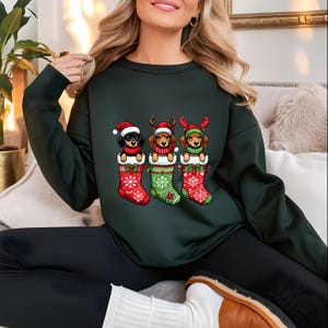 Dachshund Christmas Sweatshirt, Dog Christmas Sweatshirt, Dachshund Lover Sweatshirt, Dachshund Sweatshirt, Dachshund Shirt, Christmas Shirt
