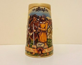 Rare Miller Birth of a Nation 1804 Beer Mug