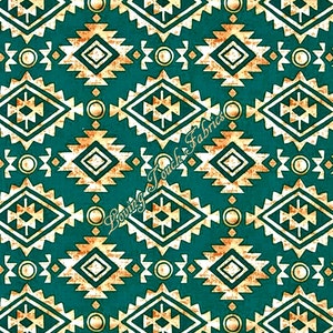 Michael Miller, Painted Dessert, &quot;Diamond Stripe&quot;, CX6651-Teal-D, Sante Fe, Southwest,Fabric Priced Per 1/2 Yd. (18&quot; x 44&quot;)