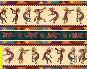 Last Pieces (Various Sizes) Northcott quot Stonehenge Sunvalley quot DP39396-12 Southwest Theme Digitally Printed Striped Fabric