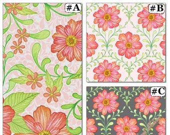 Quilting Treasures "Charleston" Pink Zinnias Floral Fabric Collection (Select)