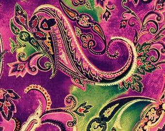 QT, Danielle, 26898-P, Paisley, Fabric, Priced @ 1/2 Yd 18"x43"