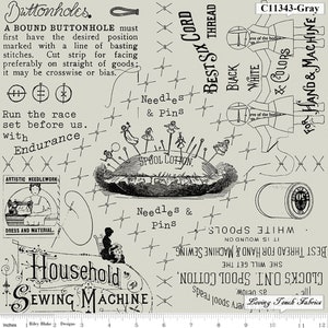 Riley Blake, J Wecker Frisch, &quot;Best of She Who Sews&quot;, Pin Cushion, Mixed, C11343, Fabric Price @ 1/2 YD