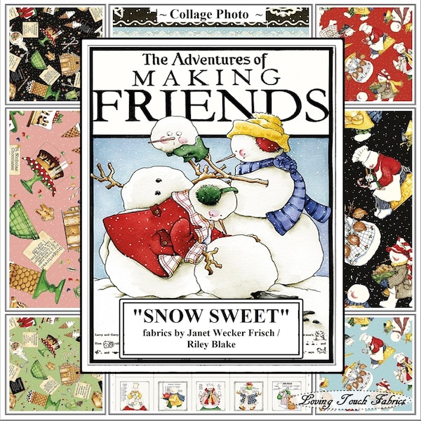 Riley Blake J Wecker Frisch "Snow Sweet" Fabric Collection