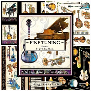 QT & Dan Morris &quot;Fine Tuning&quot; Musical Insturments Fabrics