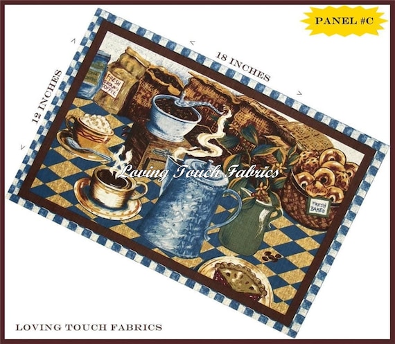 NEWCASTLE /"COFFEE TIME/" PASTRIES FABRIC /& PANELS MAKE A SELECTION