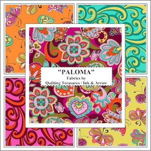 QT, Ink & Arrow, &quot;Paloma&quot;, Fabrics Priced Per Yard