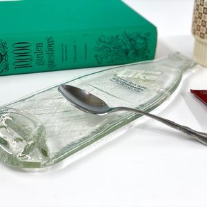 1960s Vintage Sugar Free Like Bottle Spoon Rest, Retro Coffee Spoon Rest, Teaspoon Holder for Counter or Stovetop, Unique Gift image 3