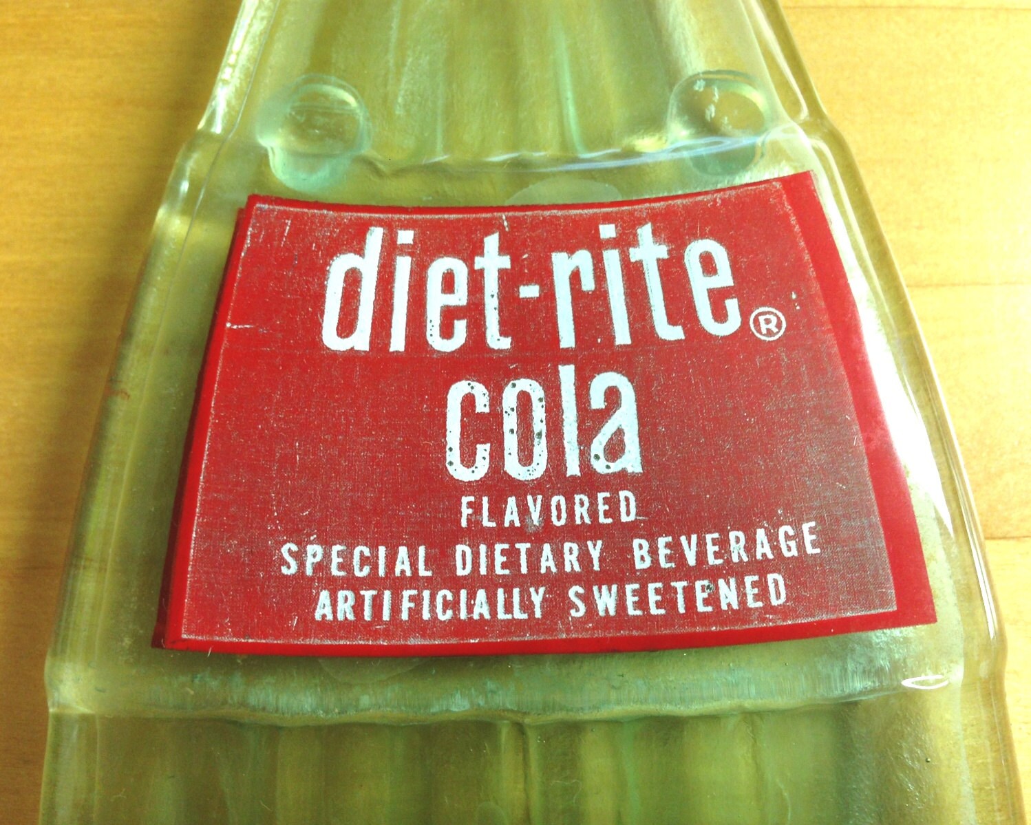Vintage Melted Diet Rite Cola Bottle Spoon Rest or Wall Decoration ...
