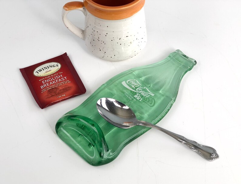 Vintage Thailand Coca Cola Melted Bottle Spoon Rest for Coke Etsy