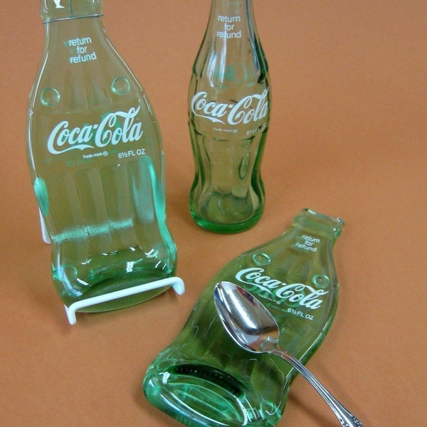 Vintage Retro Melted Soda Bottle Wall Hanging -- Free Shipping