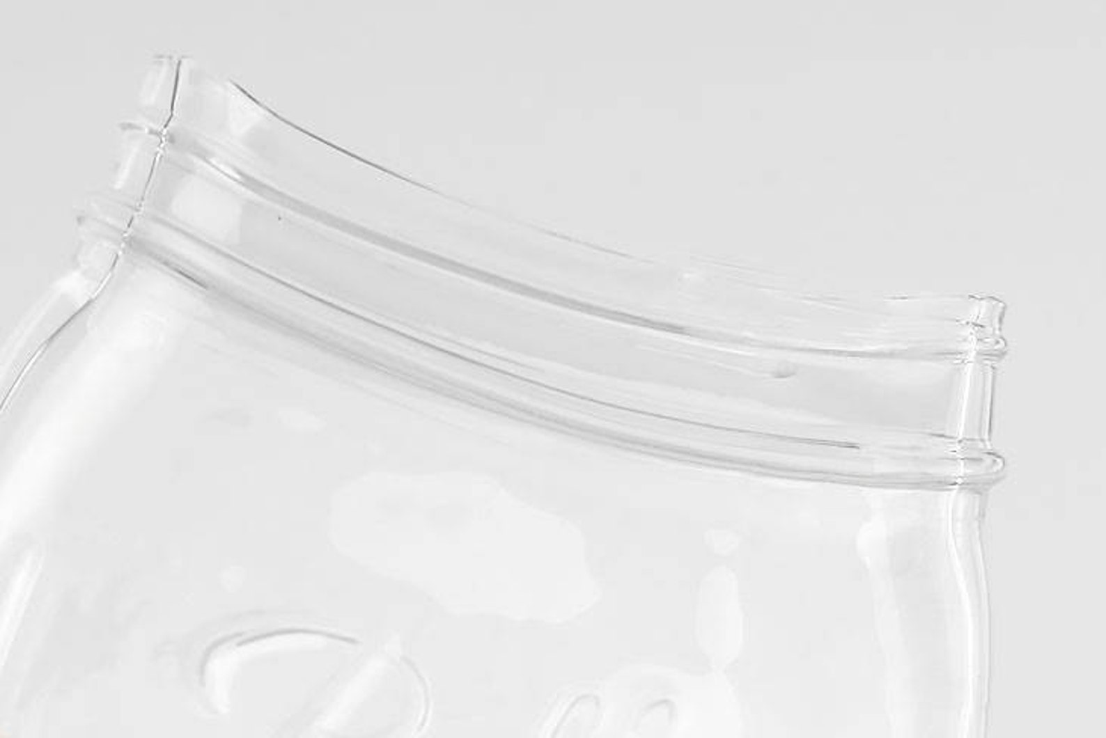 Melted Mason Jar Spoon Rest Clear Glass Ball Jar Spoon Rest Etsy