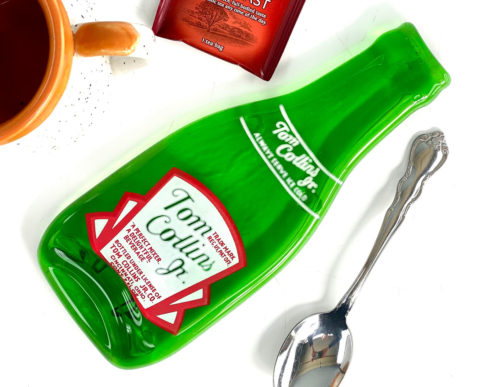 Vintage Tom Collins Jr Cincinnati Beverages Melted Bottle Etsy