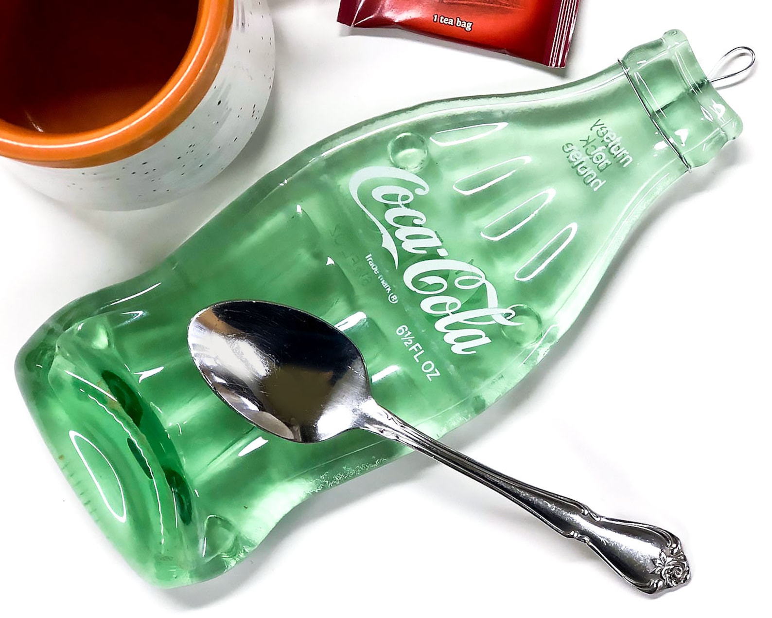 Vintage Coca Cola Melted Bottle Spoon Rest for Coke Collector Etsy