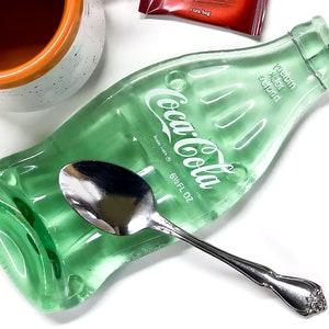 Vintage Coca Cola Melted Bottle Spoon Rest for Coke Collector, Dad or Boyfriend Gift