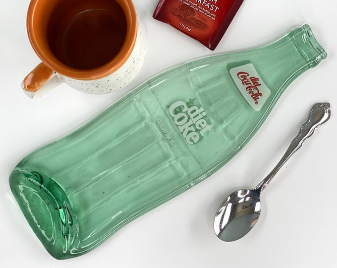 Vintage Diet Coke Bottle Spoon Rest, Melted Bottle Etsy