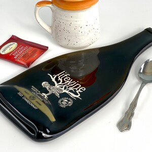 Melted Lifevine Chardonnay Wine Bottle Cheese Tray with Spreader image 4