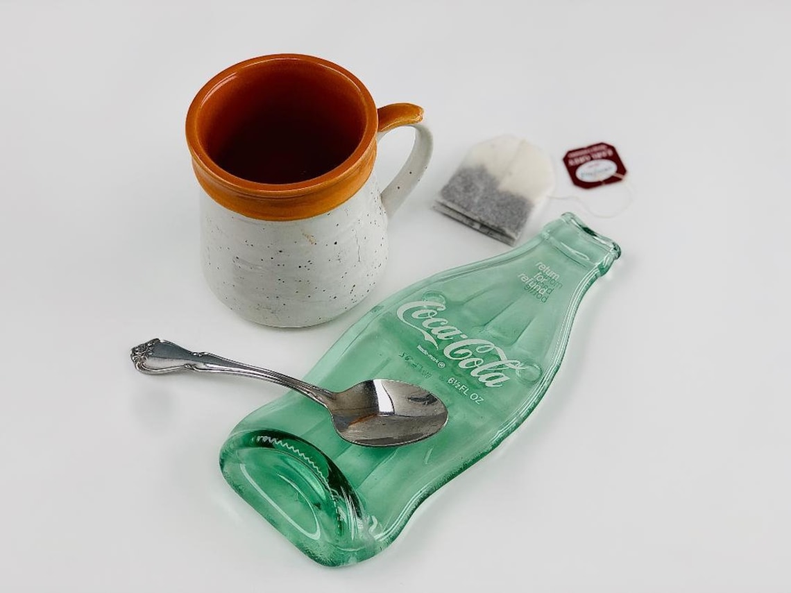 Vintage Coca Cola Melted Bottle Spoon Rest Mid Century Coke Etsy Canada