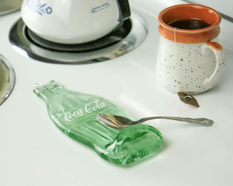 Vintage Coca Cola Melted Bottle Spoon Rest for Coke Collector Etsy