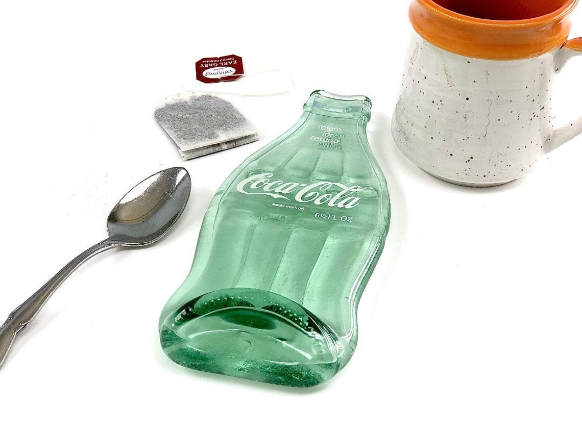 Vintage Coca Cola Melted Bottle Spoon Rest Mid Century Coke Etsy