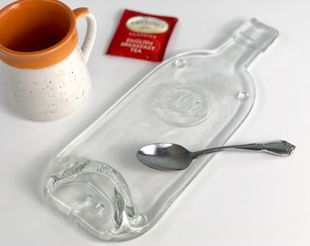 360 Vodka Melted Bottle Cheese Plate, Butter Board, Spoon Rest