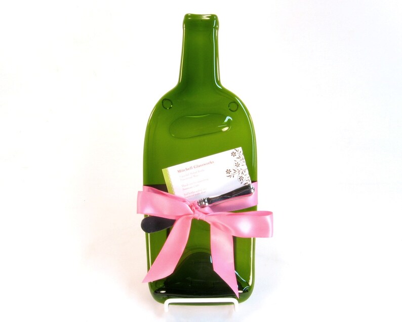 Barbie Theme Wine Bottle Cheese Tray with Pink Ribbon, Barbiecore image 3