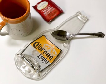 Corona Light Melted Bottle Spoon Rest