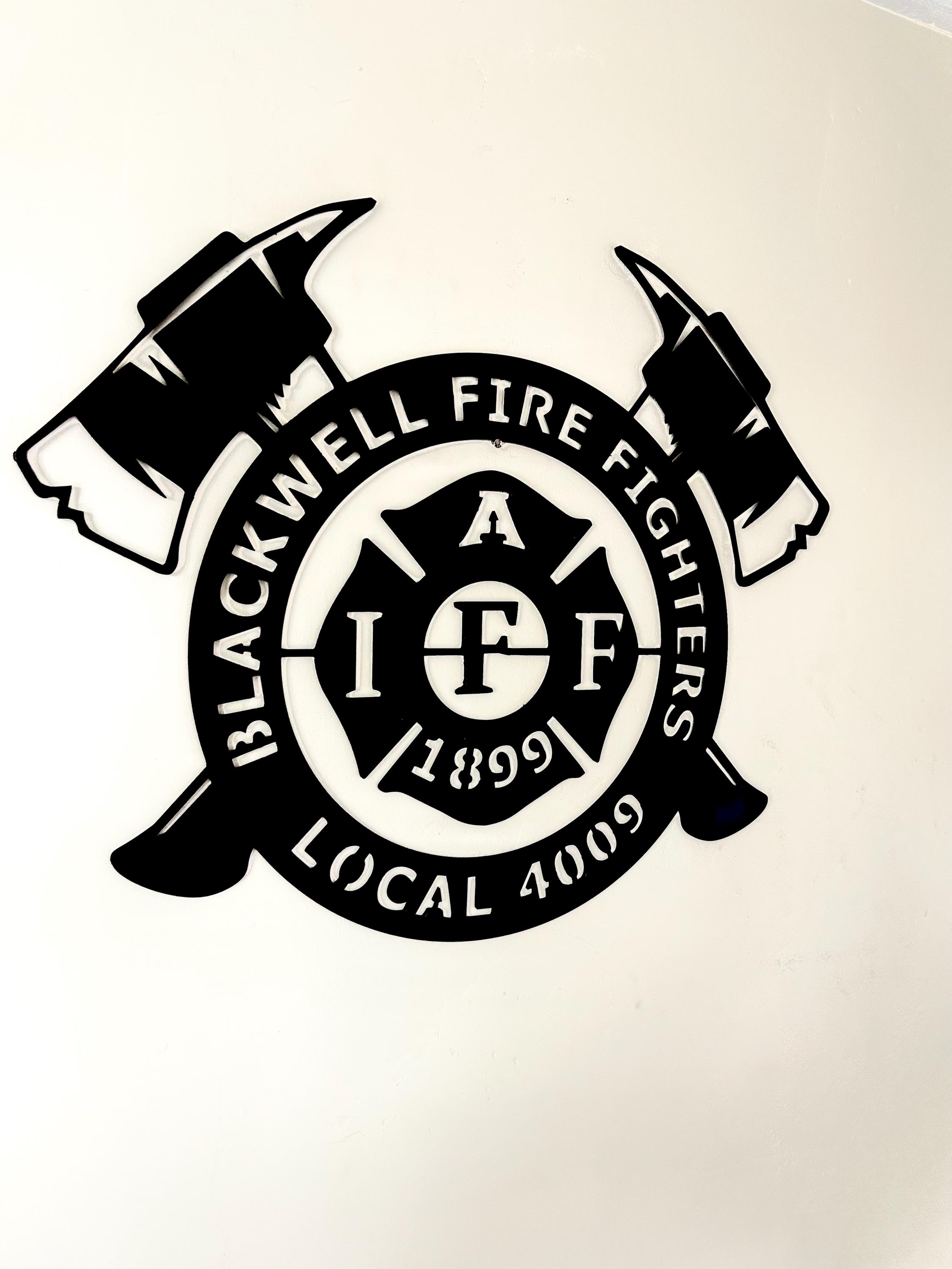 Metal Firefighter Sign, Custom Metal Sign, Firefighter Gift, Fireman ...