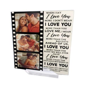 Placa fotográfica acrílica personalizada