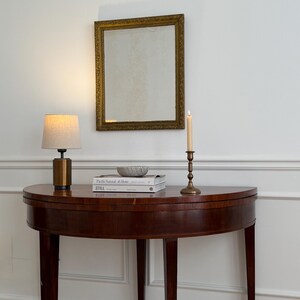 Antique French Acajou Demi-Lune Game Table