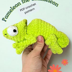 Pameleon das Chamäleon Häkelanleitung X Chameleon Amigurumi Anleitung X Eidechse Häkelanleitung