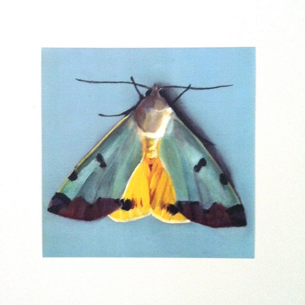 My little butterfly - art print- wall art- wall decor- home decor art print - yellow - blue