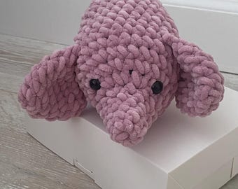 crochet elephant