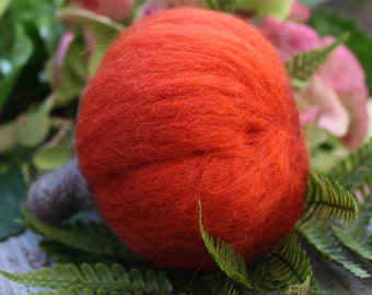 Needle Felted Pumpkin Sassy Decoration