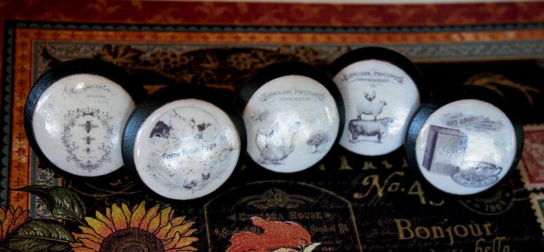 Vintage Knobs Confection Teapot and Flowers