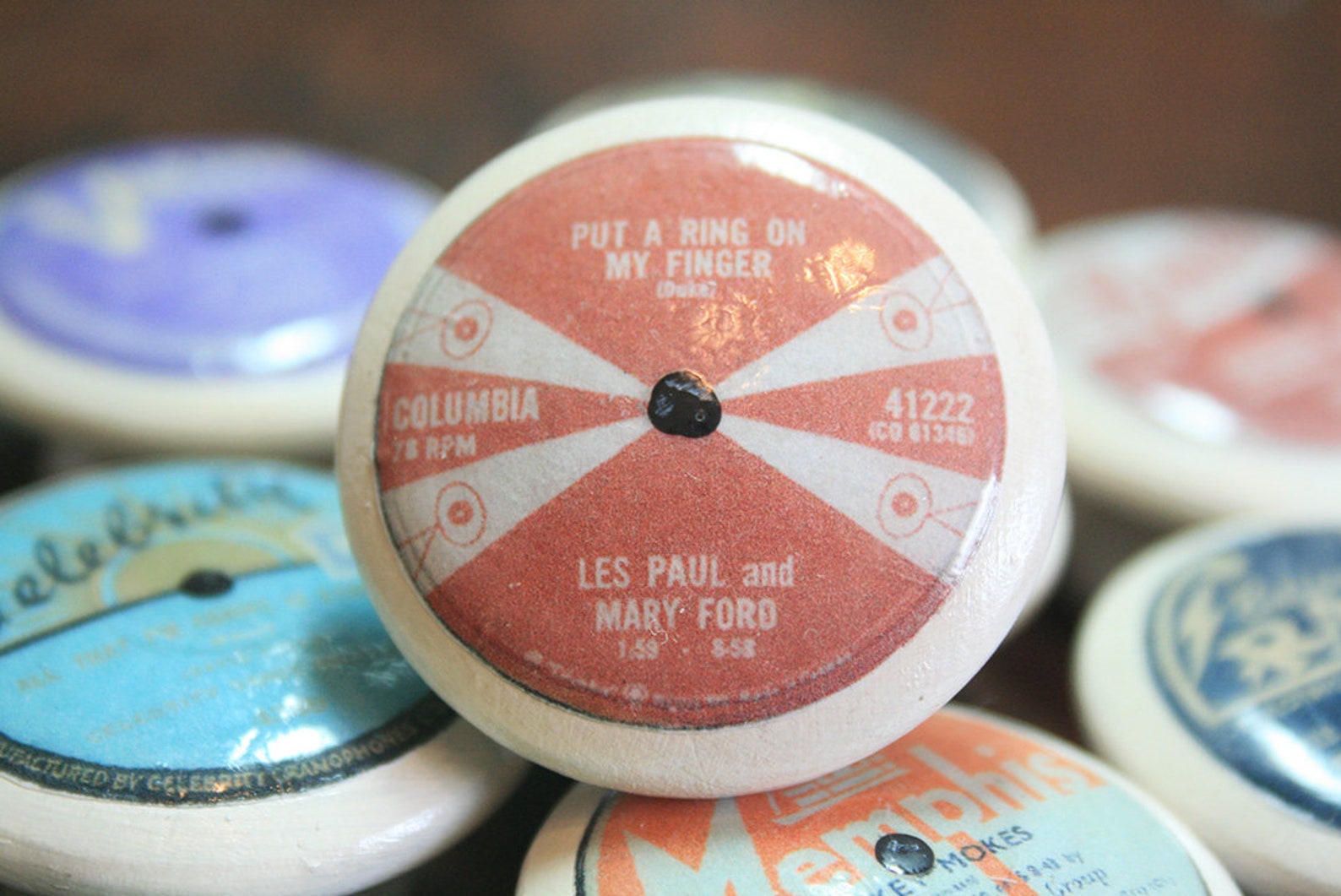 Vintage Knobs Spin This 12 Pc Set Door Pull Etsy