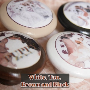 Doggie Love  Drawer Knob 4 Designs to choose from.