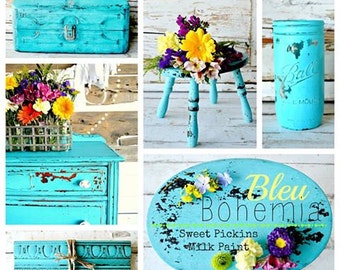 Blue Bohemia - Sweet Pickins Milk Paint Clearance