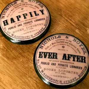 Drawer pull, Wooden knob, Once Upon A Time, Happly Ever After