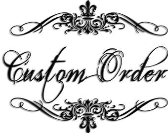 Georgina B Your Custom Order for 5 Wooden door pulls
