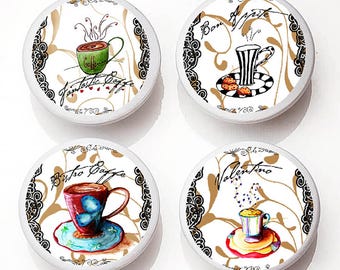 Bistro Door Pull, Wooden knobs, Kitchen decor