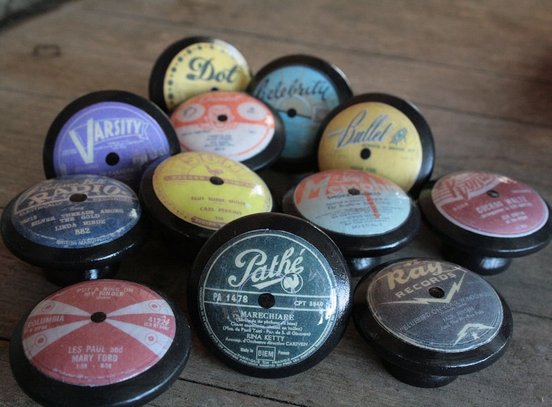 Vintage Knobs Spin This 12 Pc Set Door Pull Etsy